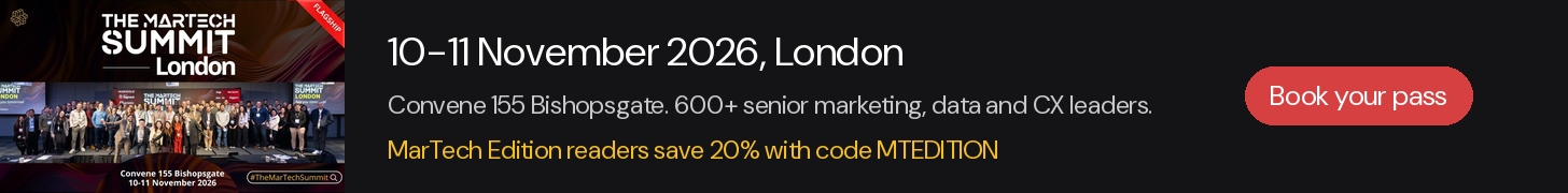 The MarTech Summit — Event Partner